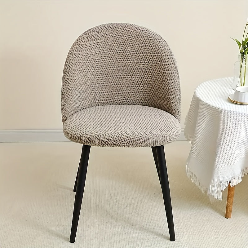 Flexora Modern Stretch Chair Covers — Elastic Hem, Fitted Design