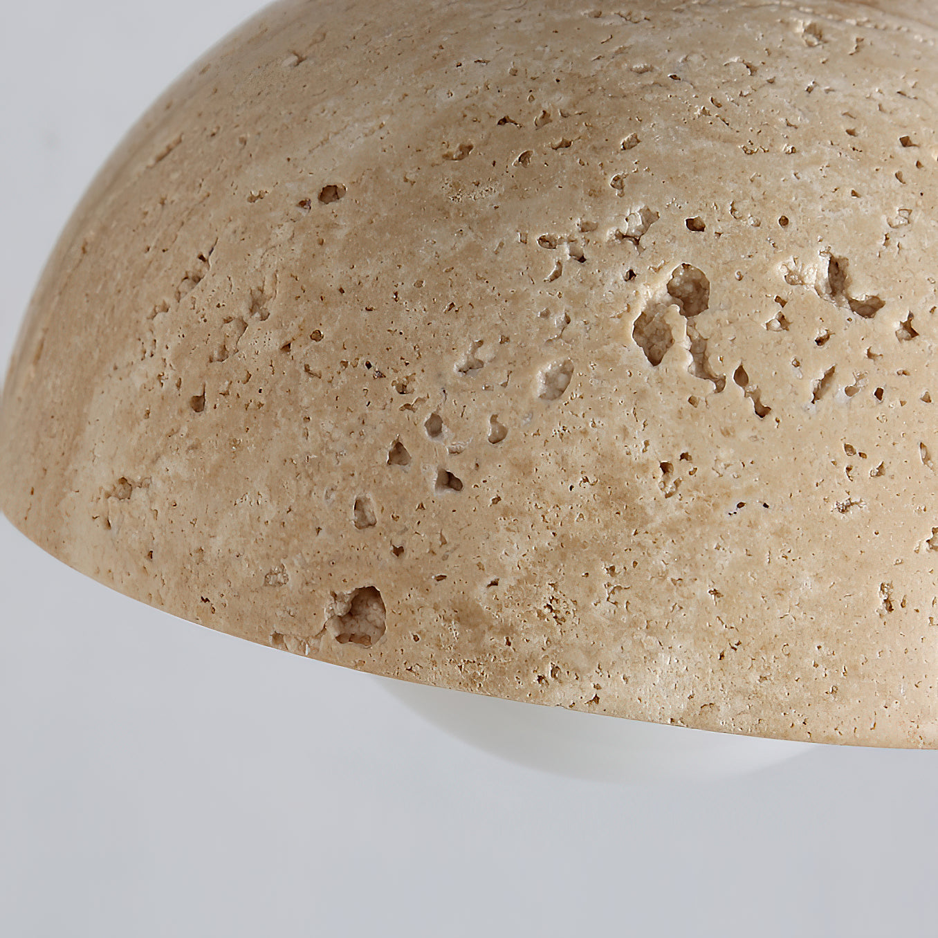 Tia Travertine Swing Arm Plug-in Sconce | Souliia