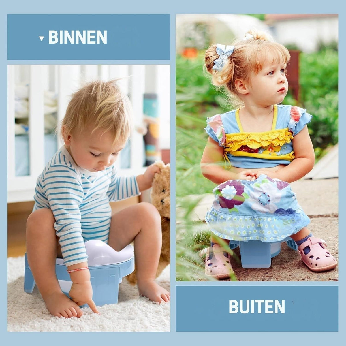 Travel-Friendly Portable Toilet for Kids - Hygienic and Easy to Use - Souliia