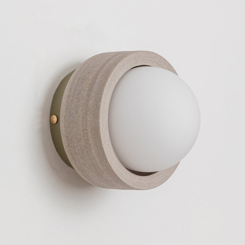 Pearla Travertine Wall Lamp | Souliia