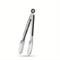 Locktong Stainless Steel Tongs — Silicone Grip Handles, Locking Mechanism
