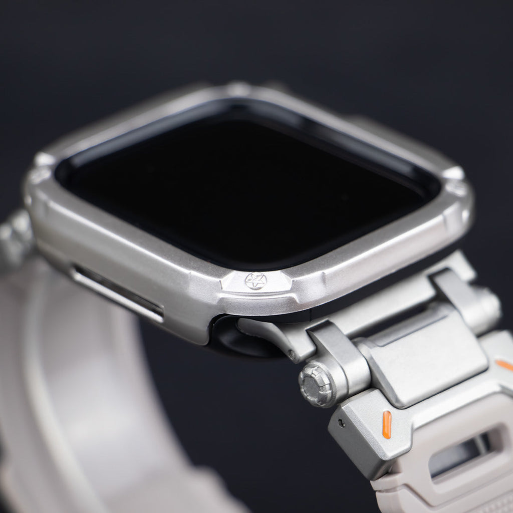 NovaGuard 2-In-1 Apple Watch Slim Case and Fluoro Rubber Strap