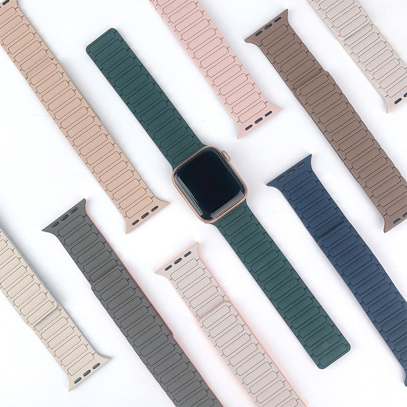 AstraGrip Adjustable Magnetic Silicone Strap for Apple Watch