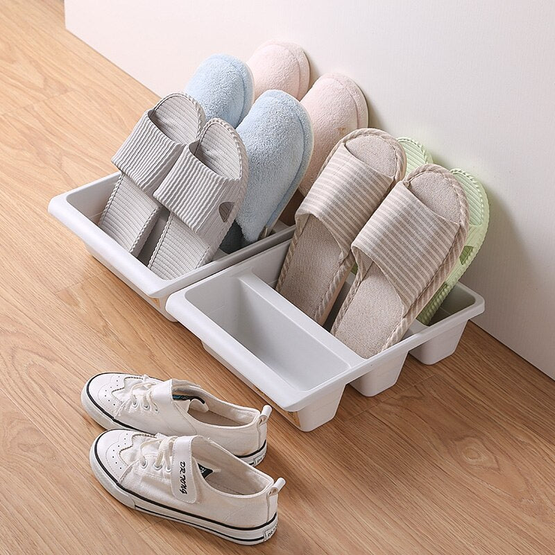 Shoe Organizer | Upright Shoe Storage | Tool-Free Plug-In Design | StepStack - Souliia