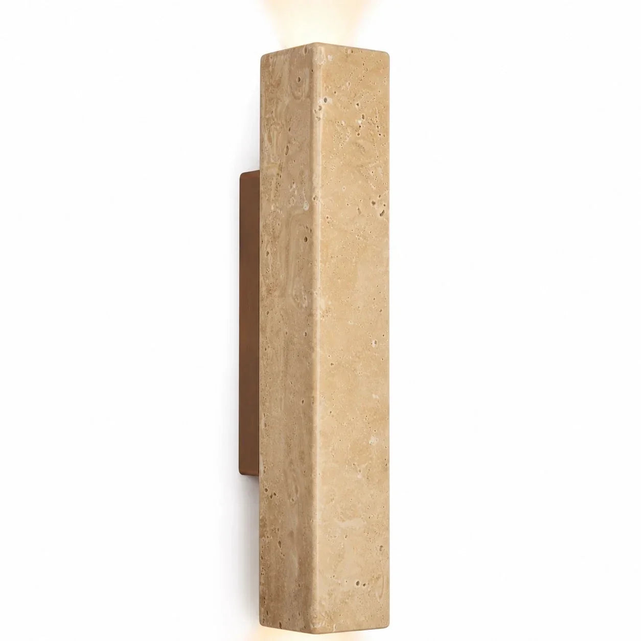 Stone Linear Wall Sconce, Up Down Wall Light for Hallway, Vanity, Bedroom and Stairway | Souliia