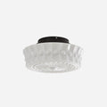 Rigidus Curved Ceiling Light - Minimalist Glass for Living Rooms and Hallways | Souliia