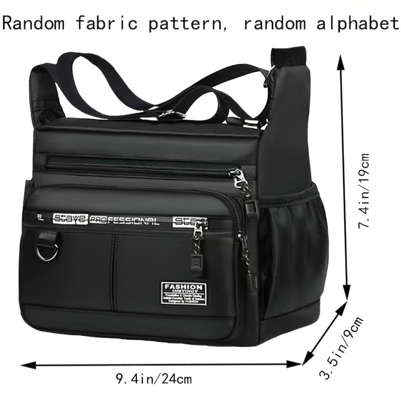 Urbanvault Durable Crossbody Organizer Bag — Adjustable Strap, Quick-Access Pockets