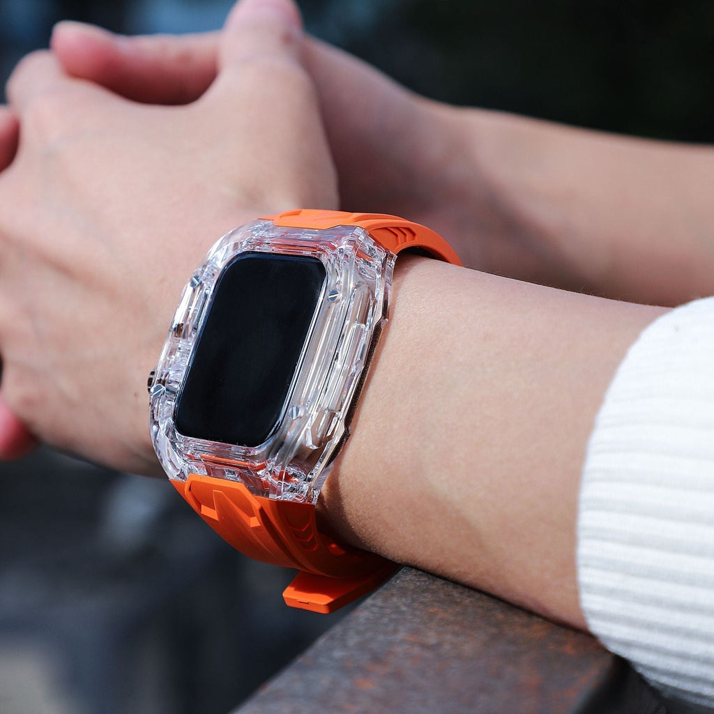 IceNova Polycarbonate Silicone Case — Apple Watch Series Shell and Strap Cover