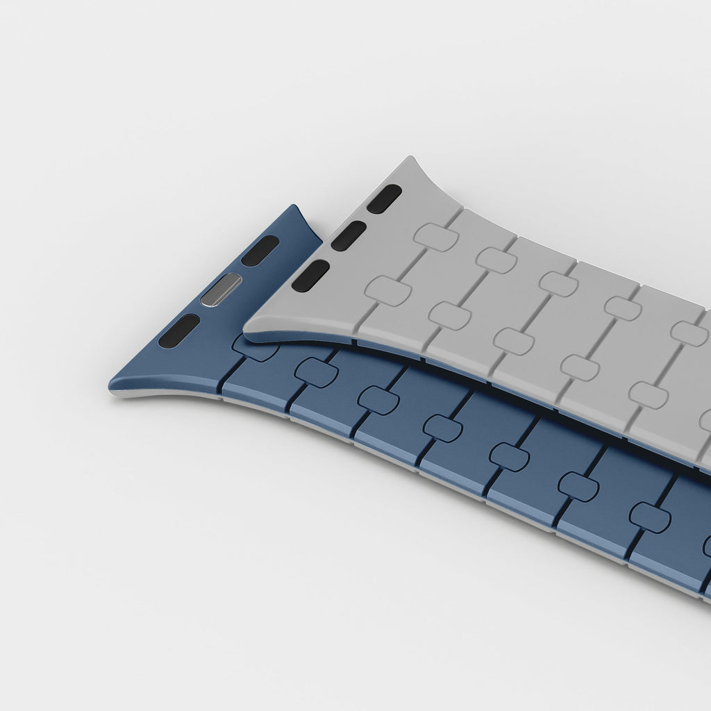 AquaFlex Silicone Strap for Apple Watch — Waterproof Magnetic Loop Closure