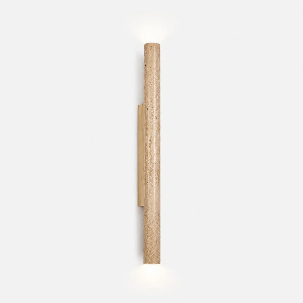 Stone Linear Wall Sconce, Up Down Wall Light for Hallway, Vanity, Bedroom and Stairway | Souliia