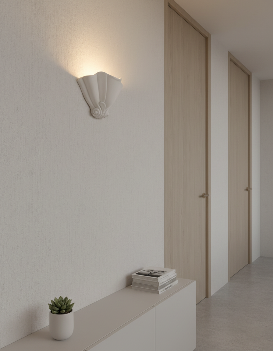 Roche Plaster Wall Lamp | Souliia