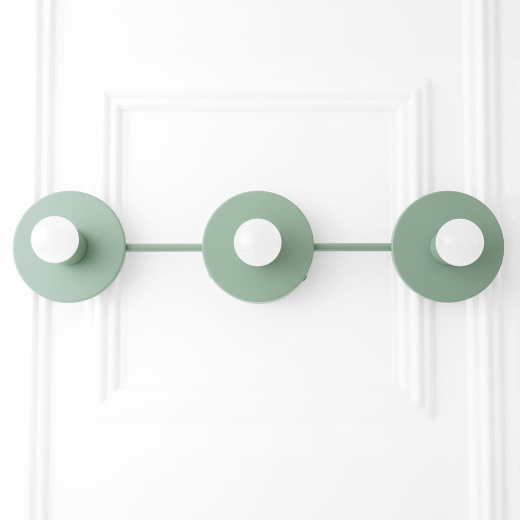 Radiro Globe Spherical Vanity Light – Modern 3-Light Bathroom Fixture | Souliia