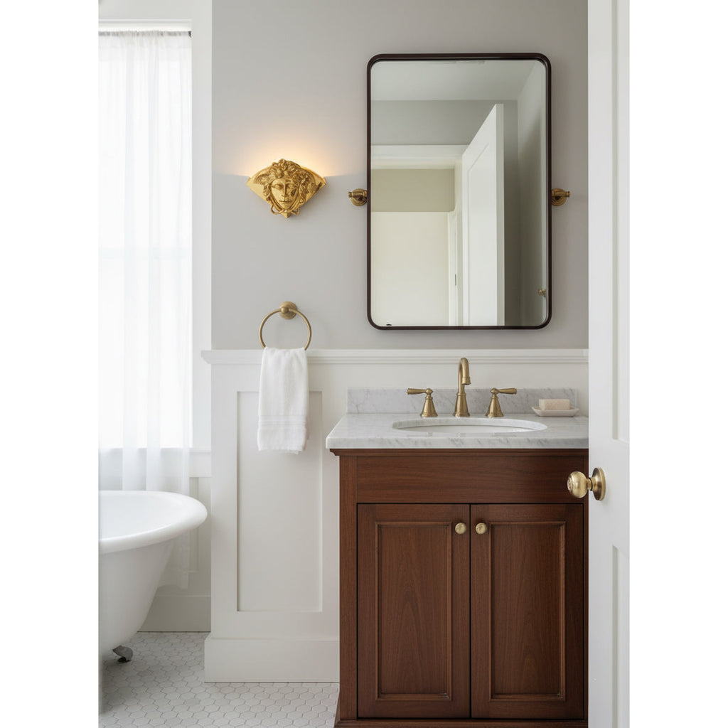 Sphinx Brass Wall Lamp | Souliia