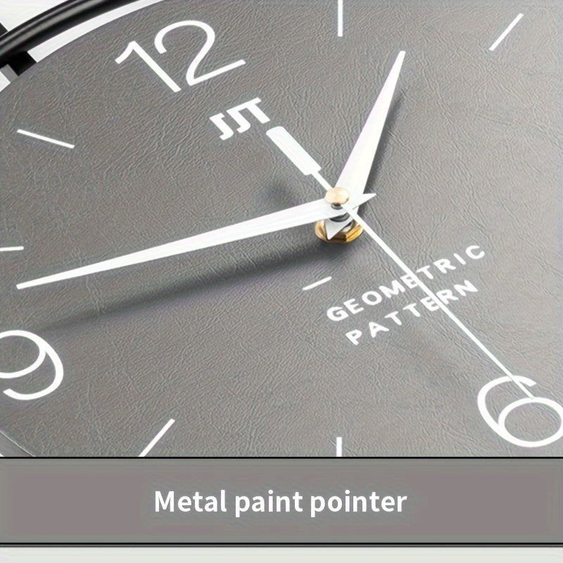 Nordtick Silent Scandinavian Wall Clock — Minimalist Dial, Large Numerals