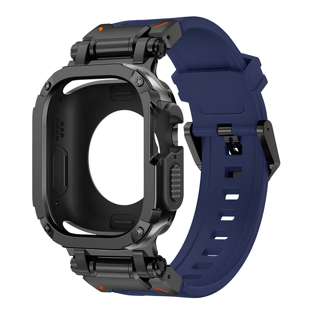 NovaGuard 2-In-1 Apple Watch Slim Case and Fluoro Rubber Strap