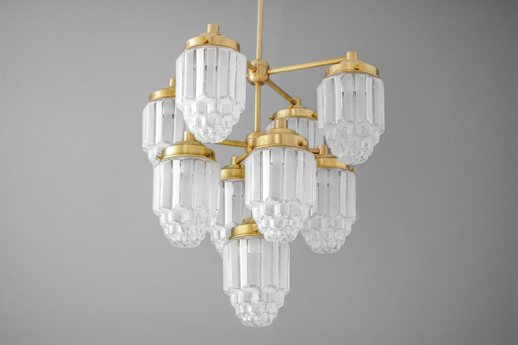 Tierlux Glas Wolkenkratzer-Kugel Kronleuchter – Moderne Mehrarm-Kugelleuchte für Wohn- & Esszimmer | Souliia