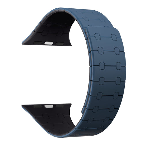 AquaFlex Silicone Strap for Apple Watch — Waterproof Magnetic Loop Closure