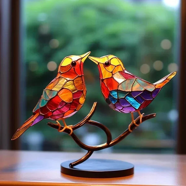 Colored Glass Birds for Chic Interior Design - ChicGlass Birds