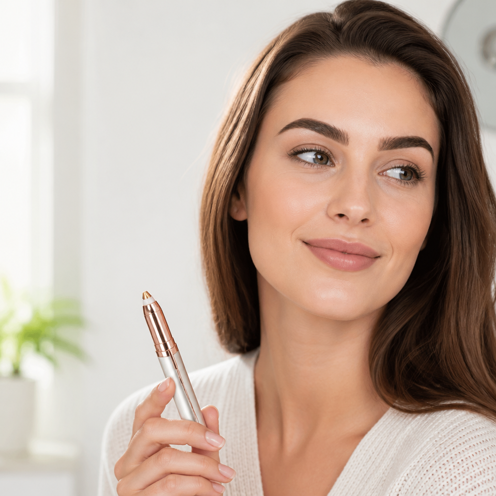 SharpSilk — Sweep Away Stray Brow Hairs & Facial Fuzz Painlessly in Seconds - Souliia