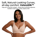 VeloraSilk Second Skin Bra — Feel Invisible Support That Sets You Free All Day - Souliia