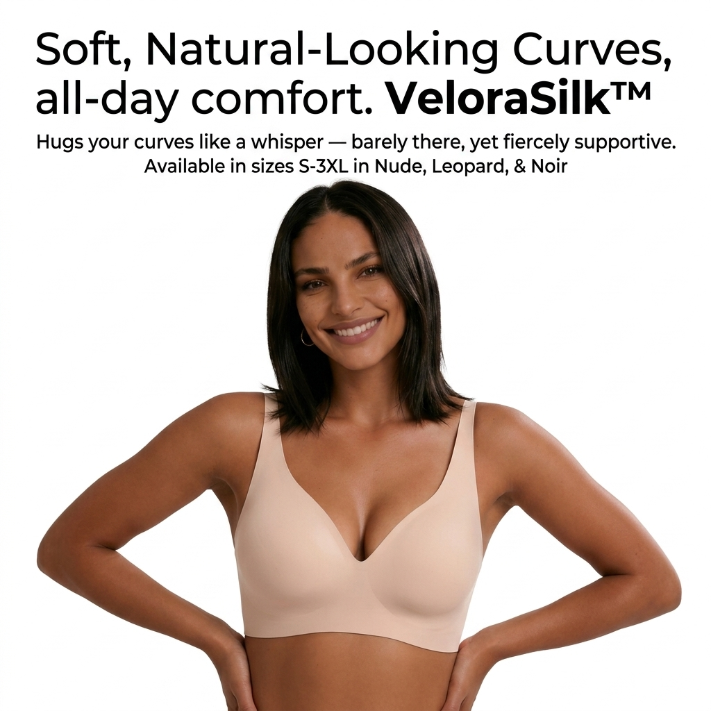 VeloraSilk Second Skin Bra — Feel Invisible Support That Sets You Free All Day - Souliia