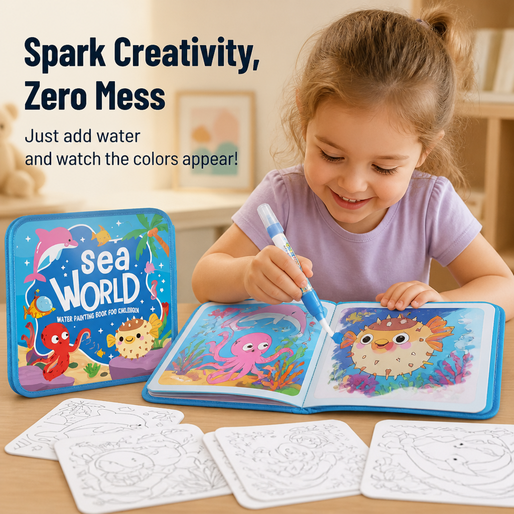VividSplash — Keep Little Hands Busy and Learning With Just Water - Souliia