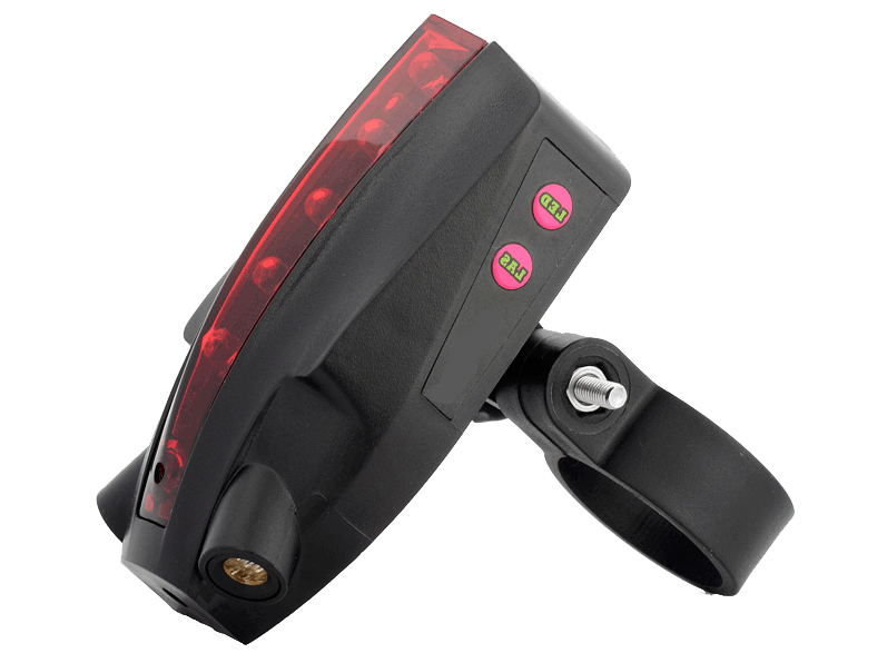 Laserlights Bicycle Safety Light — 5 LED Lane Projection