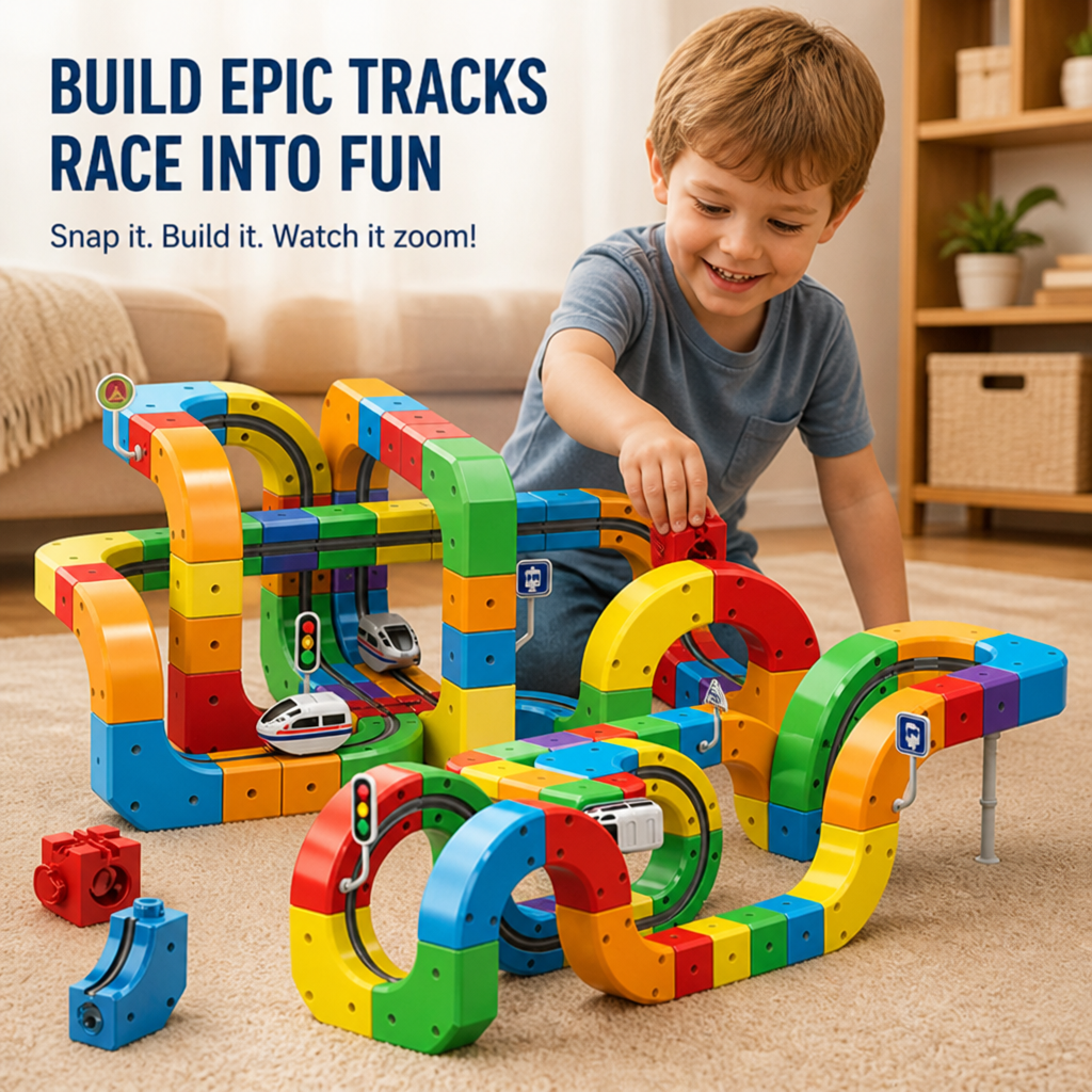 TurboTracks — Ignite Your Child’s Genius with Every Thrilling Build - Souliia