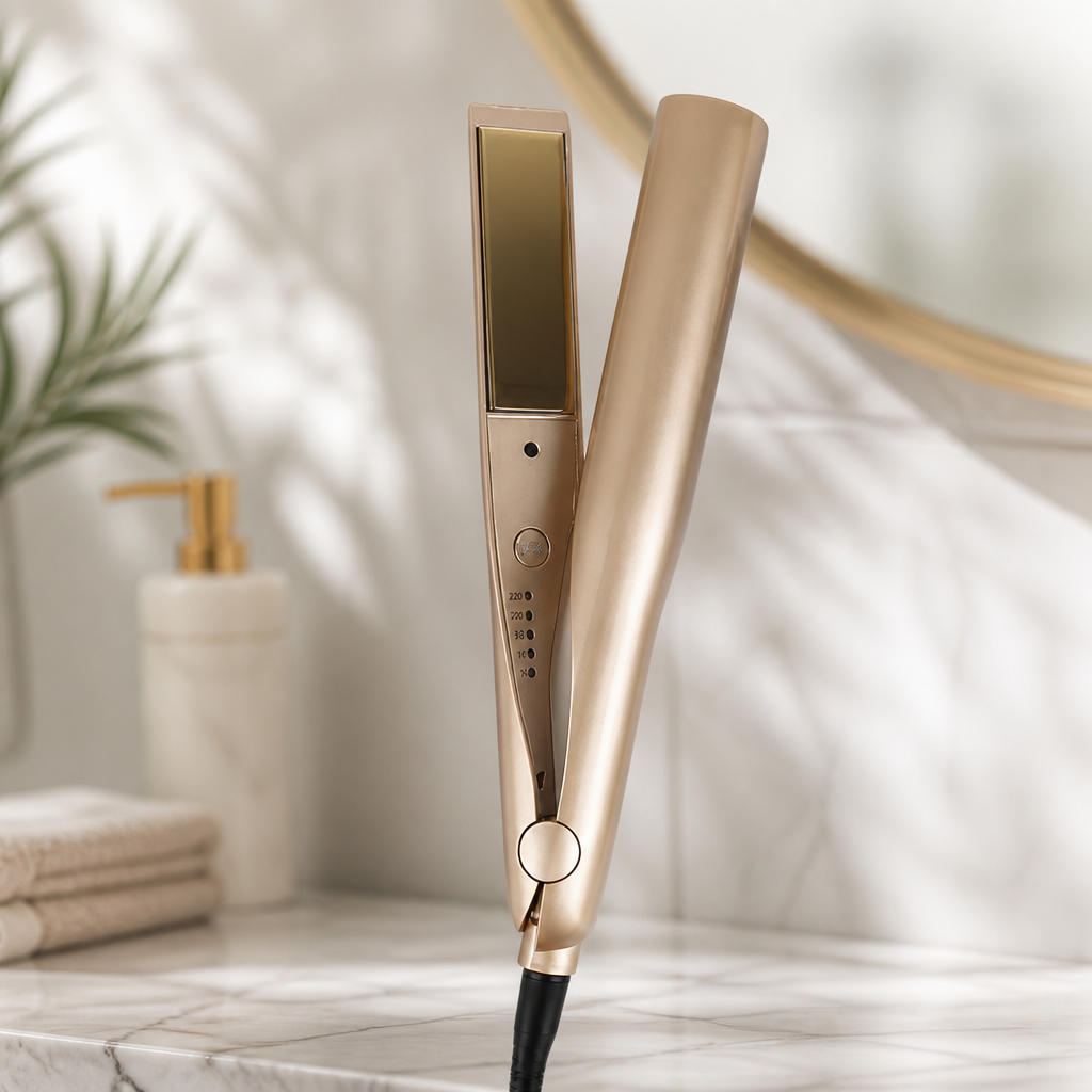 VeronaLuxe — Straighten, Curl & Shine With One Gold Wand in Minutes - Souliia
