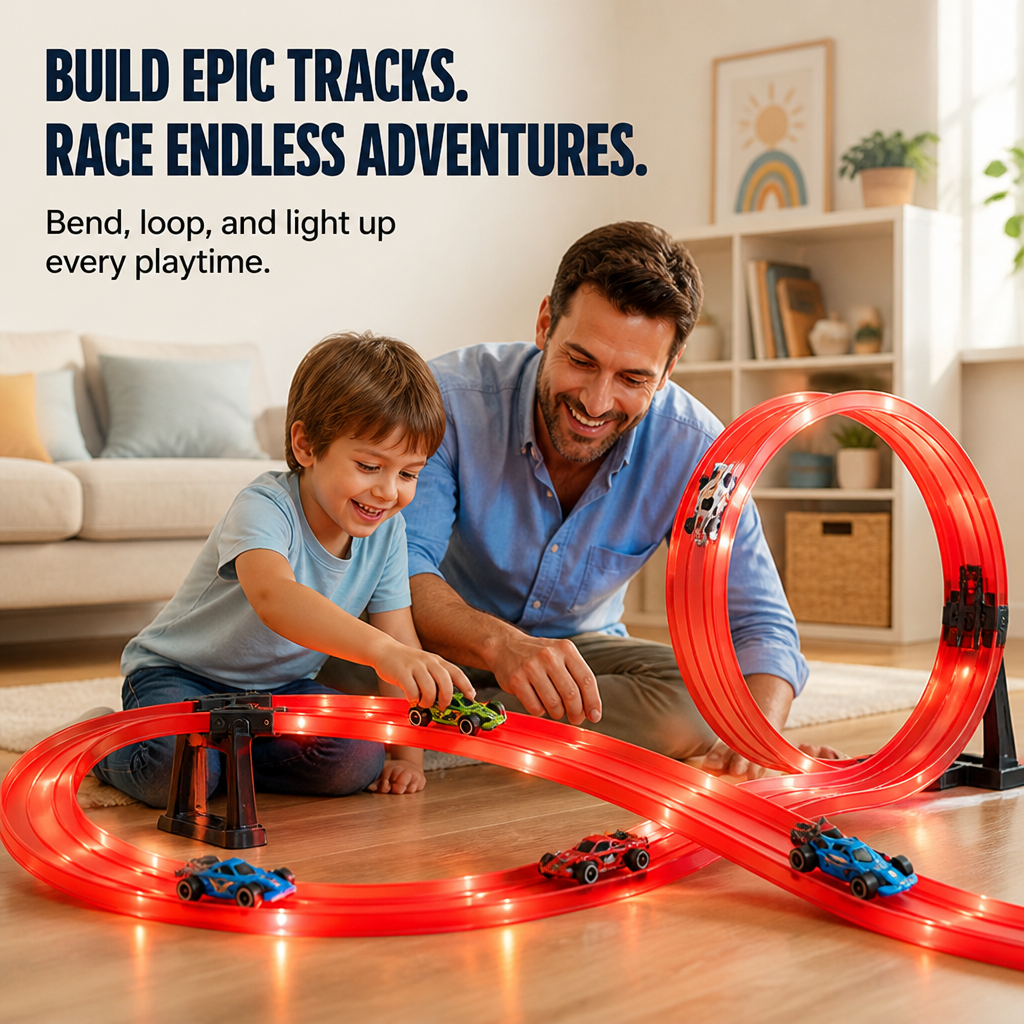 TurboTrack Blaze — Ignite Endless Imagination and Thrilling Family Fun - Souliia