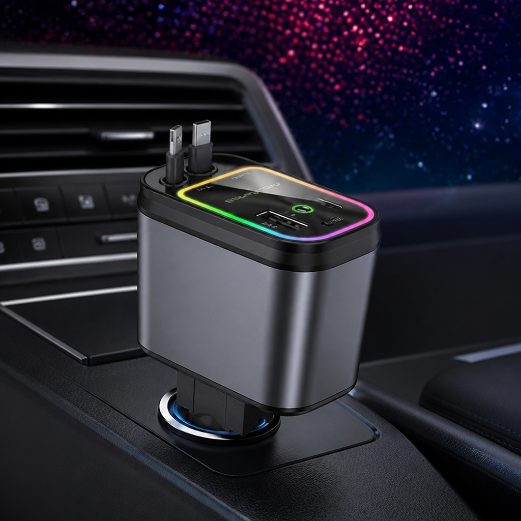VoltAura 120W — Charge at Lightning Speed While Transforming Your Ride into a Stunning Starry Escape - Souliia