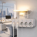Wall Power Strip | Separately Switchable Outlets | USB Charging Ports | WallCharge - Souliia