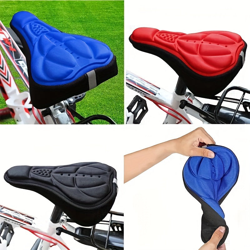 PedalSoft Breathable Bicycle Seat Cover — Shock Absorption Cycling Pad