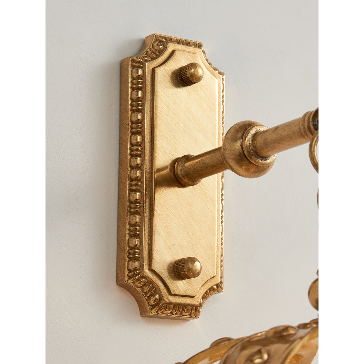 Timon Brass Crown Wall Lamp | Souliia