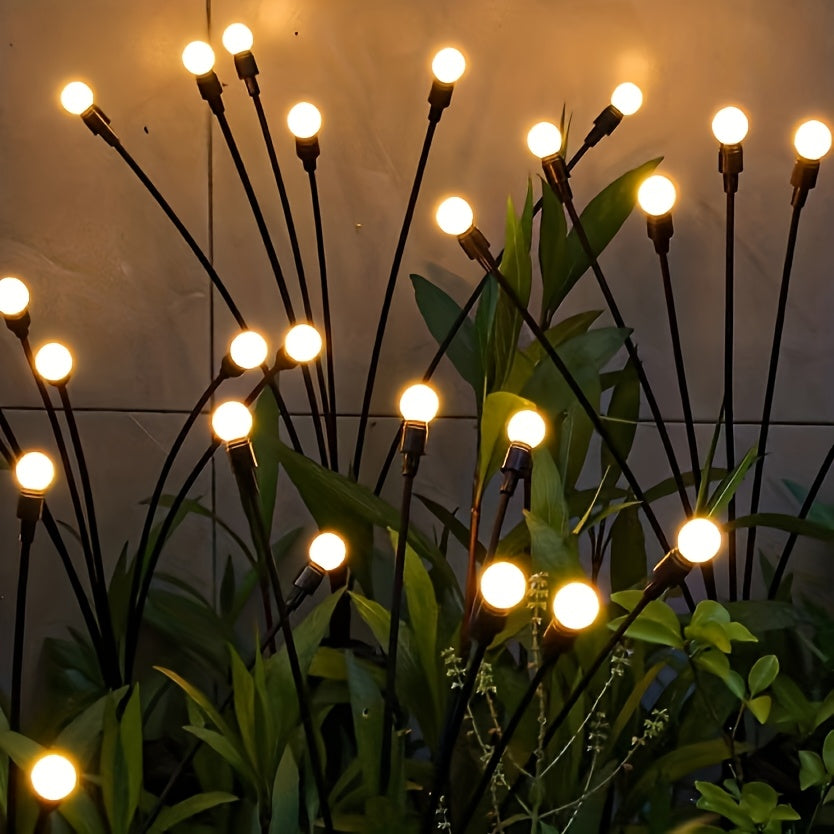 Nightflare Solar LED Firefly Ground Lights — 6/8/10 LED Configurations