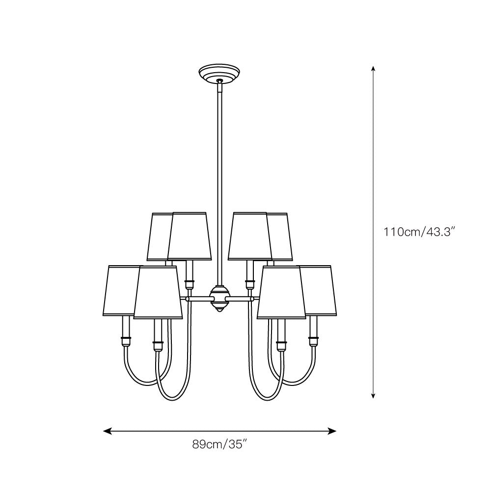 Vendome lysekrone | Souliia