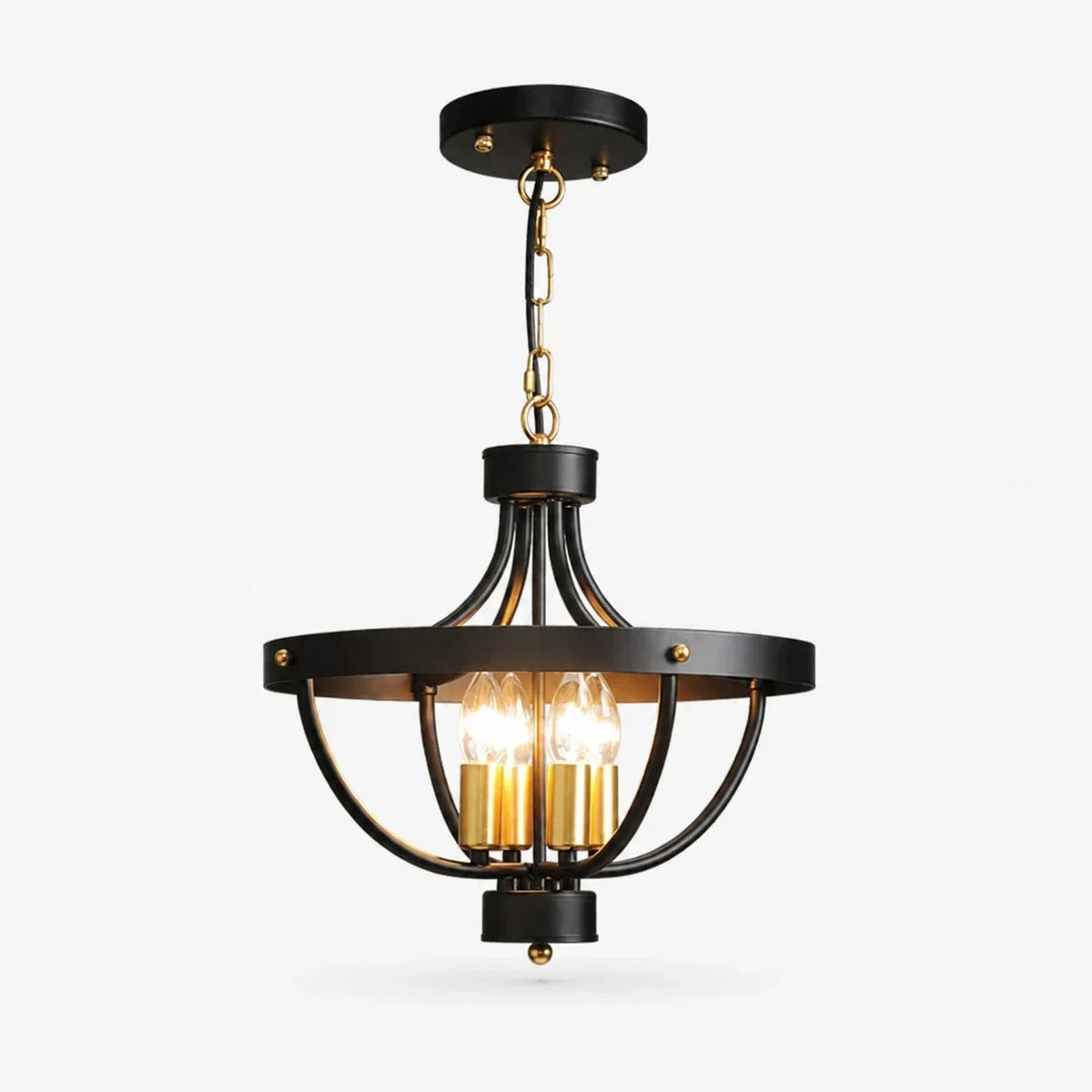 Rustic-tyylinen metallihäkkikattovalaisin | Souliia