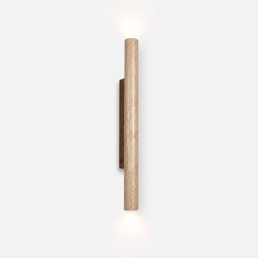Stone Linear Wall Sconce, Up Down Wall Light for Hallway, Vanity, Bedroom and Stairway | Souliia