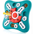 BrainFetch Interactive Puzzle IQ Slow Feeder — Sliding Compartment System, Cognitive Eating Trainer for Dogs