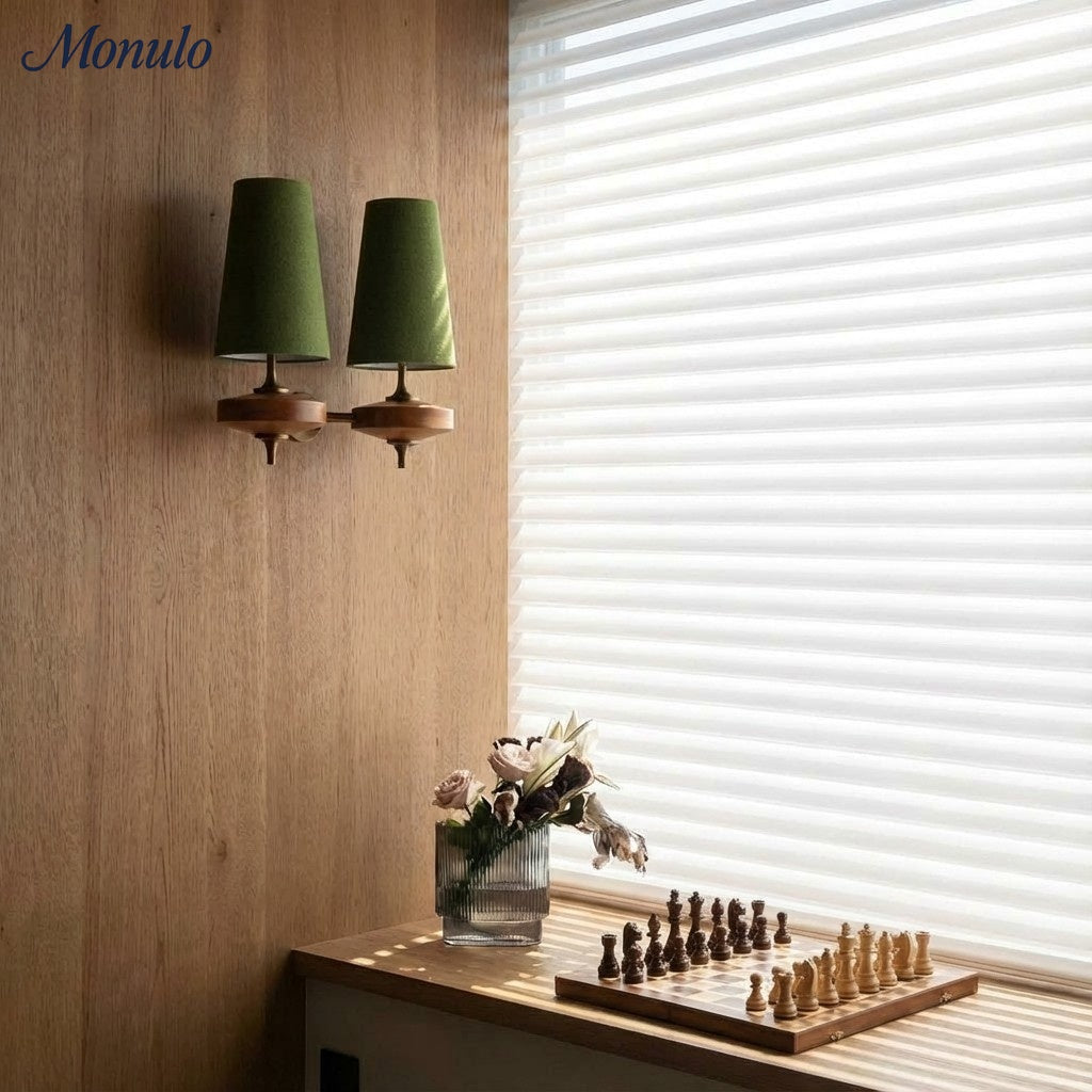 Rowan Retro Fabric Shade Wall Sconce – Classic Fabric Lighting For Bedroom | Souliia