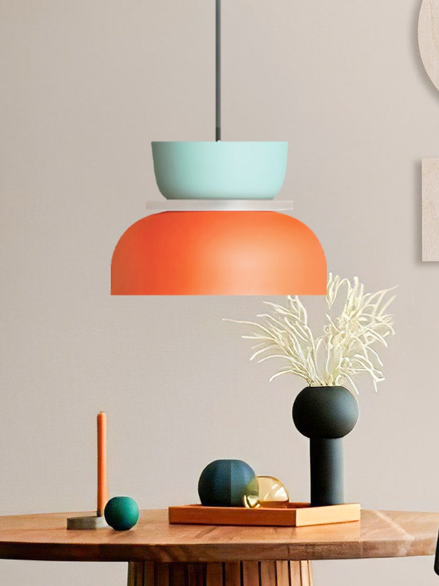 Macaron Acryl Bunte Schalenform Pendelleuchte | Souliia