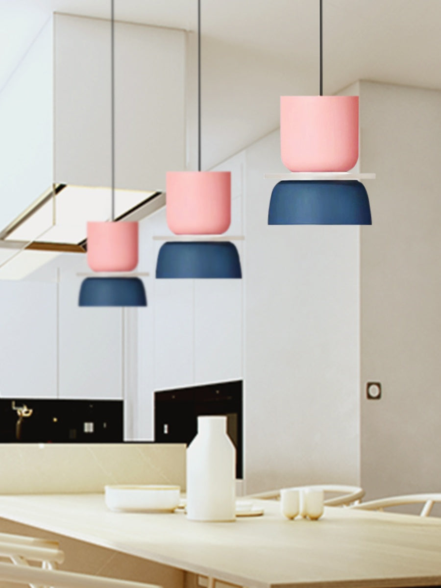 Macaron Acryl Bunte Schalenform Pendelleuchte | Souliia