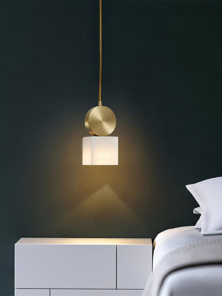 Scandinavian Creative Marble Pendant Light For Bedroom | Souliia