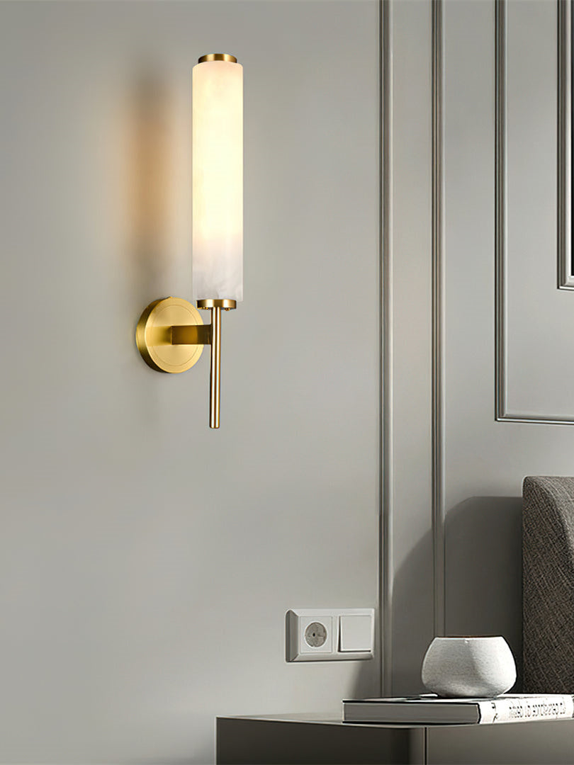 Scandinavian Minimalist Marble Wall Sconce | Souliia