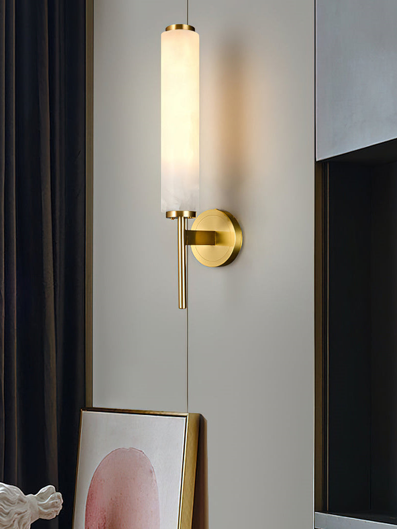 Scandinavian Minimalist Marble Wall Sconce | Souliia