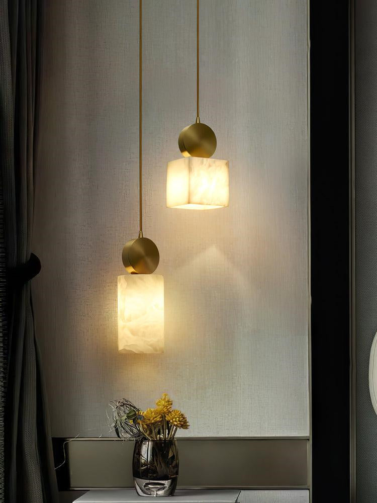 Scandinavian Creative Marble Pendant Light For Bedroom | Souliia