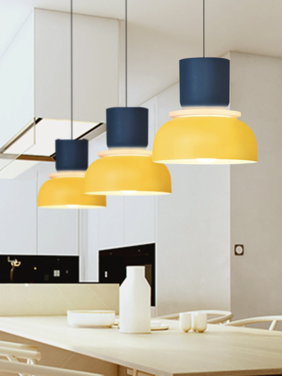 Macaron Acryl Bunte Schalenform Pendelleuchte | Souliia