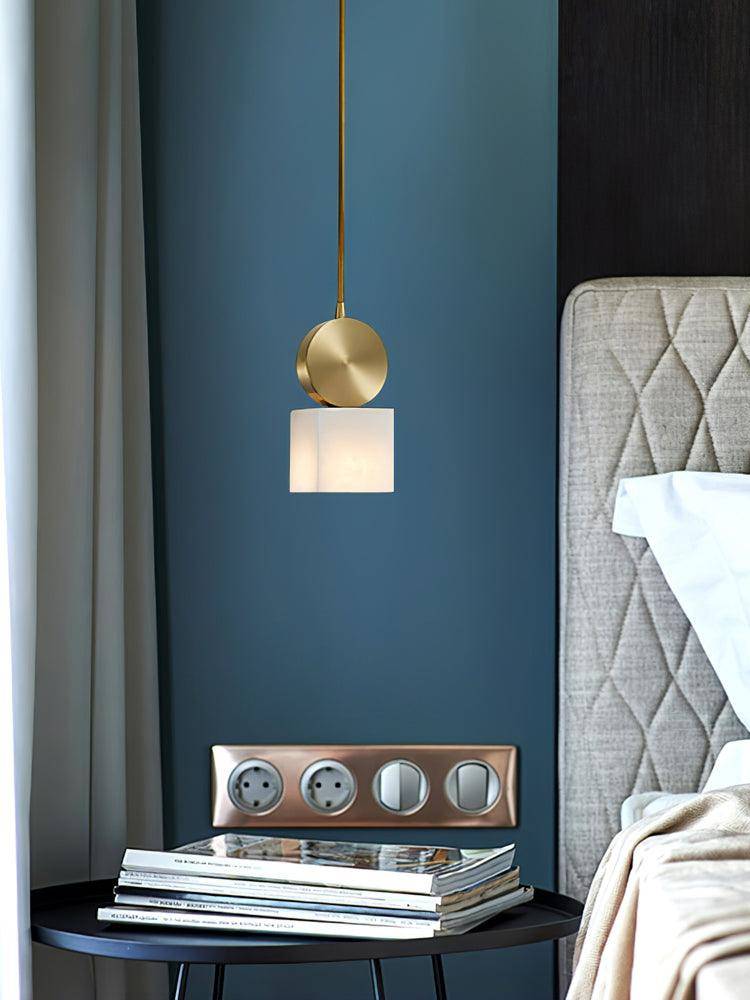 Scandinavian Creative Marble Pendant Light For Bedroom | Souliia