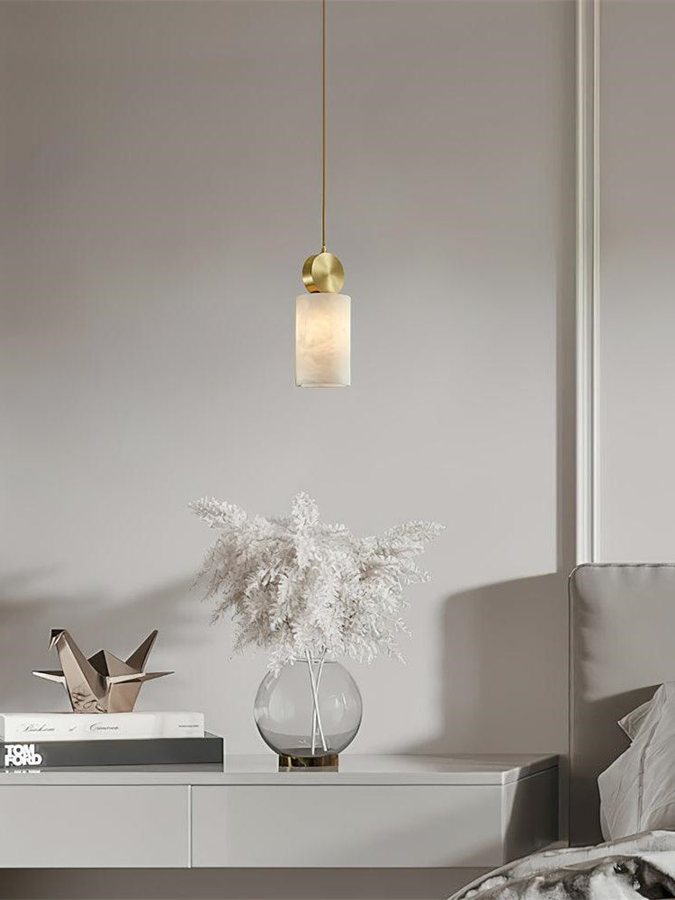 Scandinavian Creative Marble Pendant Light For Bedroom | Souliia