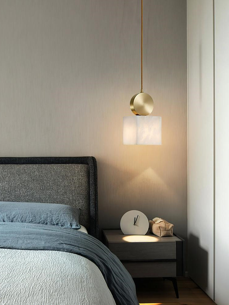 Scandinavian Creative Marble Pendant Light For Bedroom | Souliia